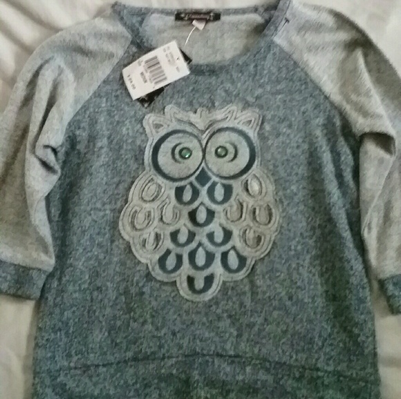 Girls Xtraordinary owl Sweater size M - Picture 1 of 4